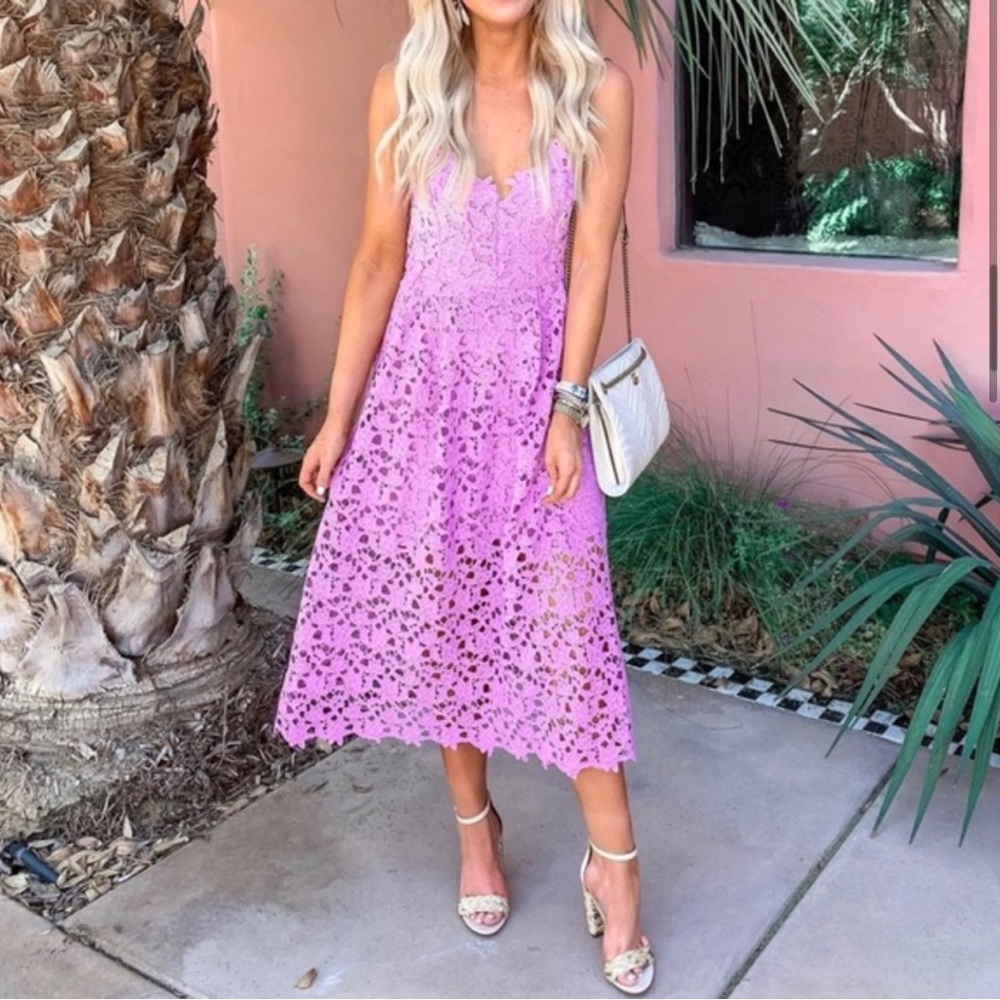 ASTR Lilac Midi Dress